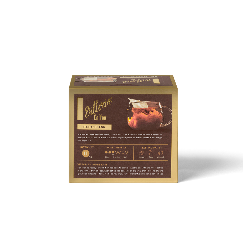 Sacchetti di caffè italiano