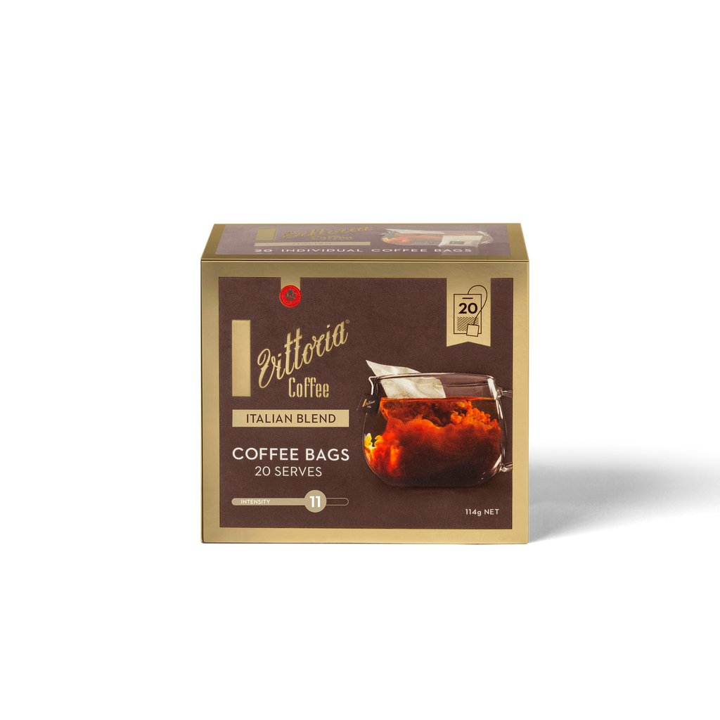 Sacchetti di caffè italiano