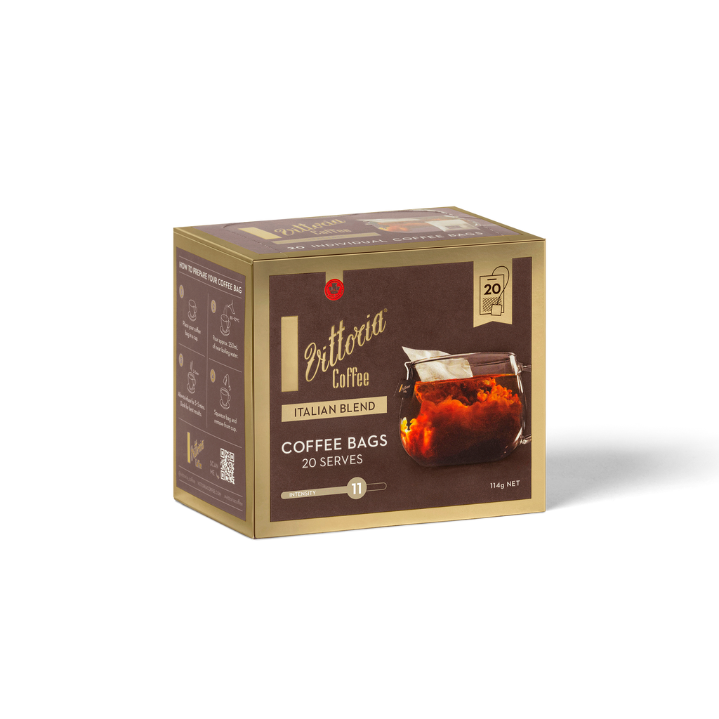 Sacchetti di caffè italiano