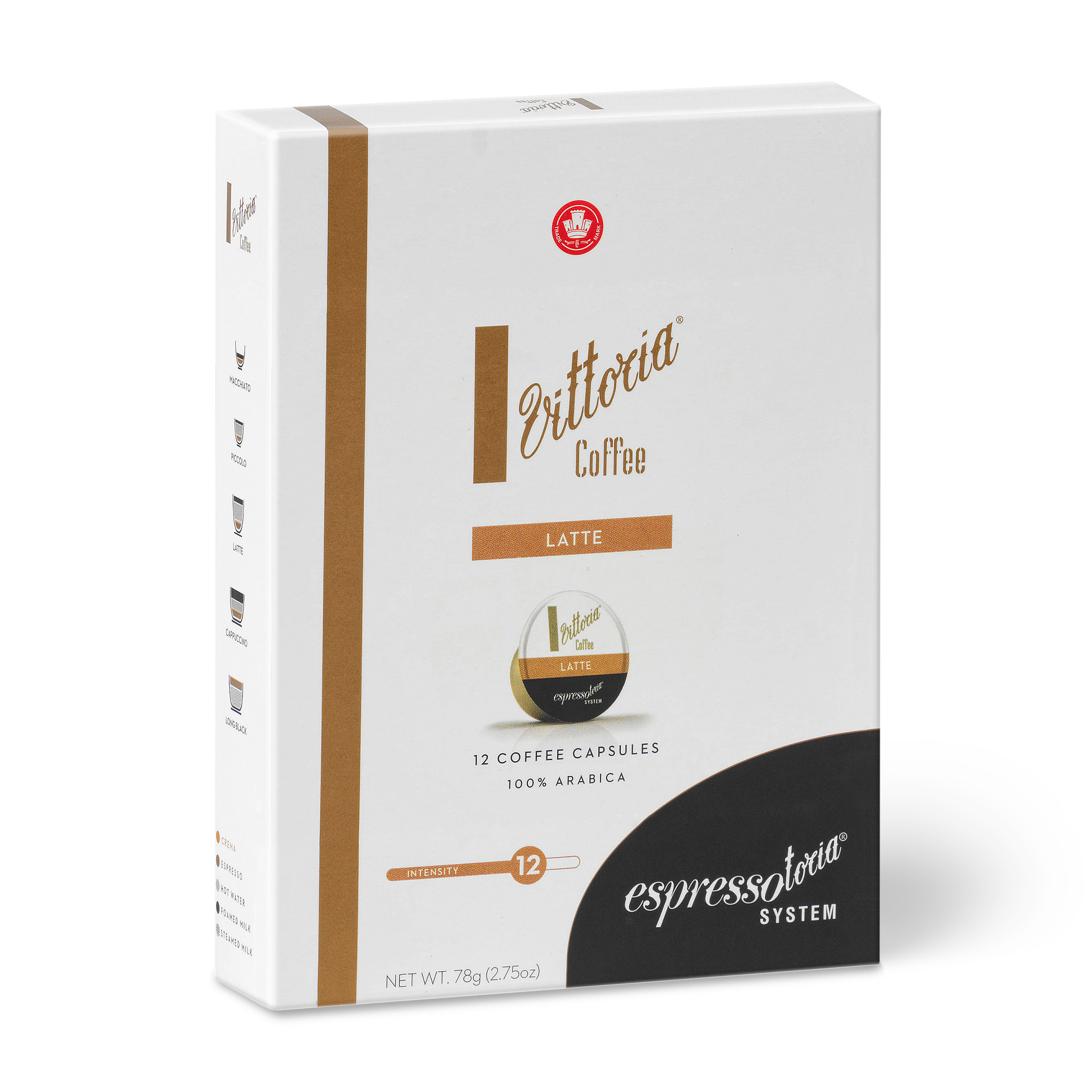 Latte Espressotoria System Capsules Vittoria Coffee