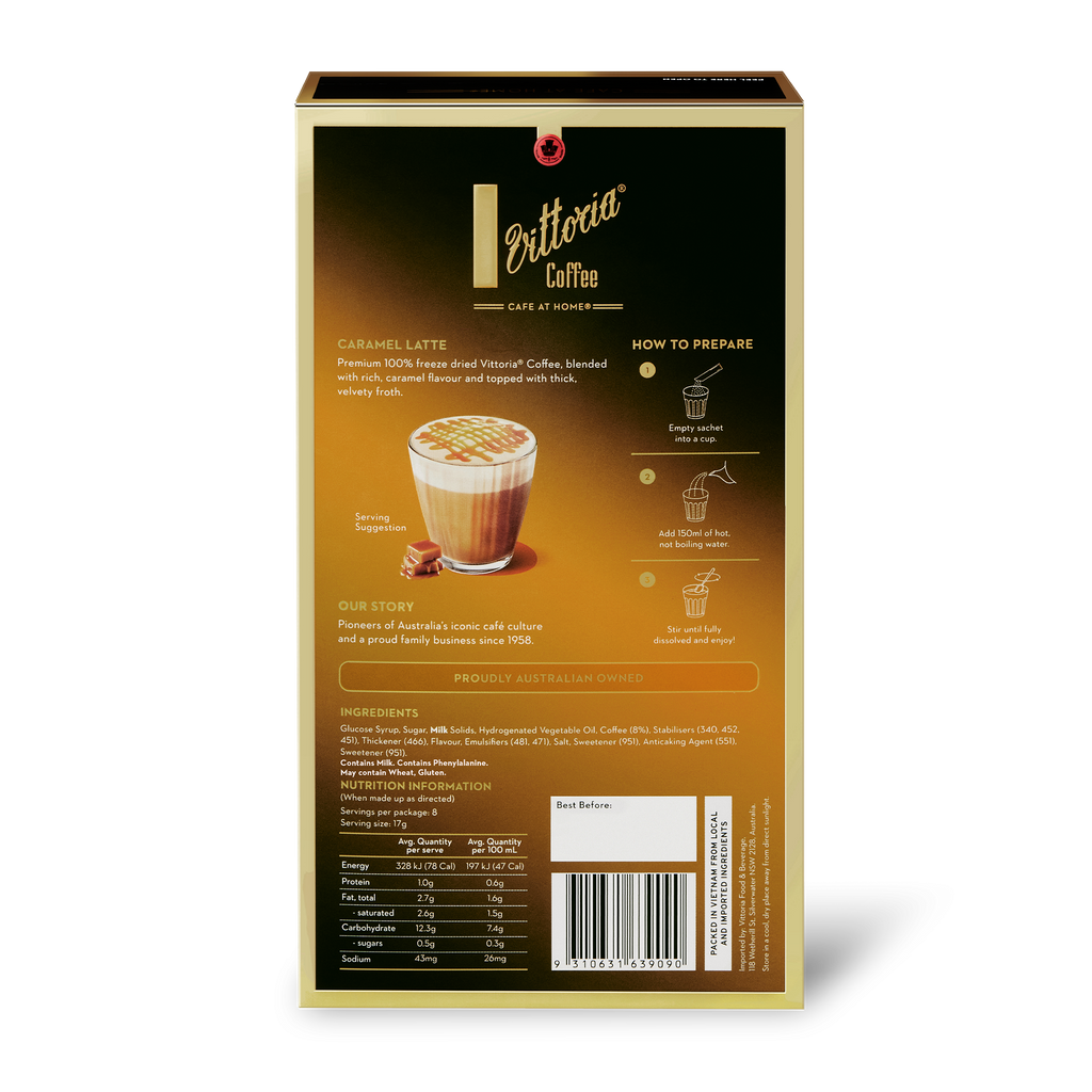 Caramel Latte Coffee Sachets