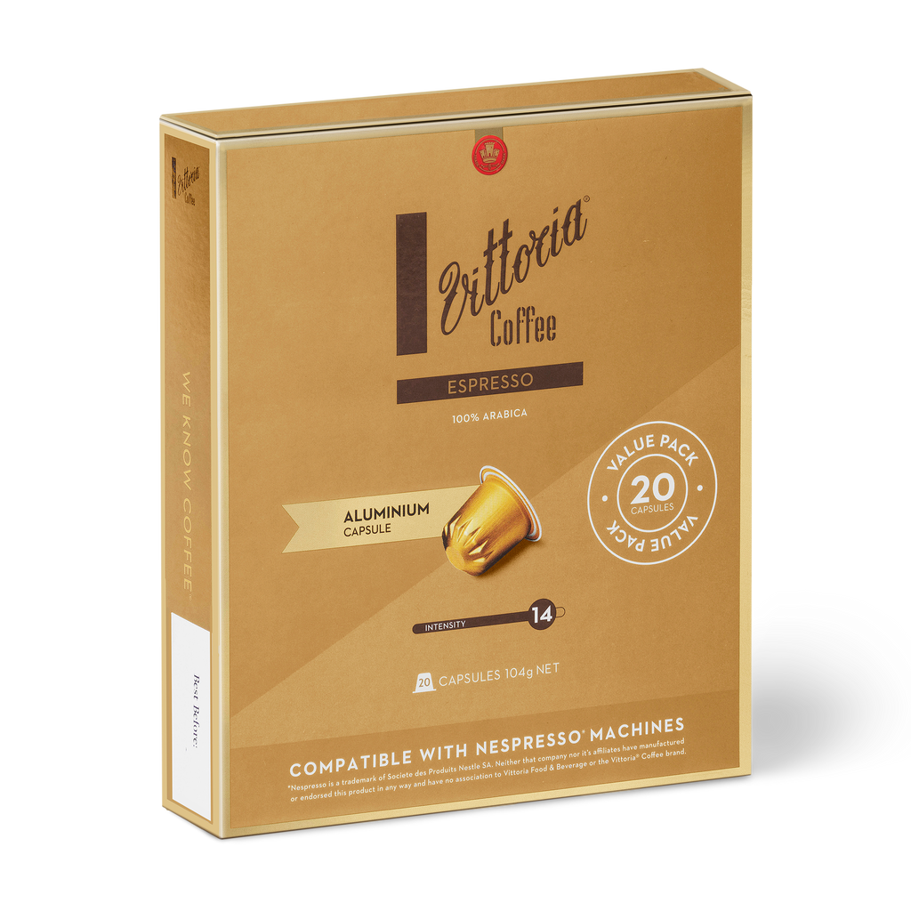 Vittoria Espresso Nespresso* Compatible Capsules