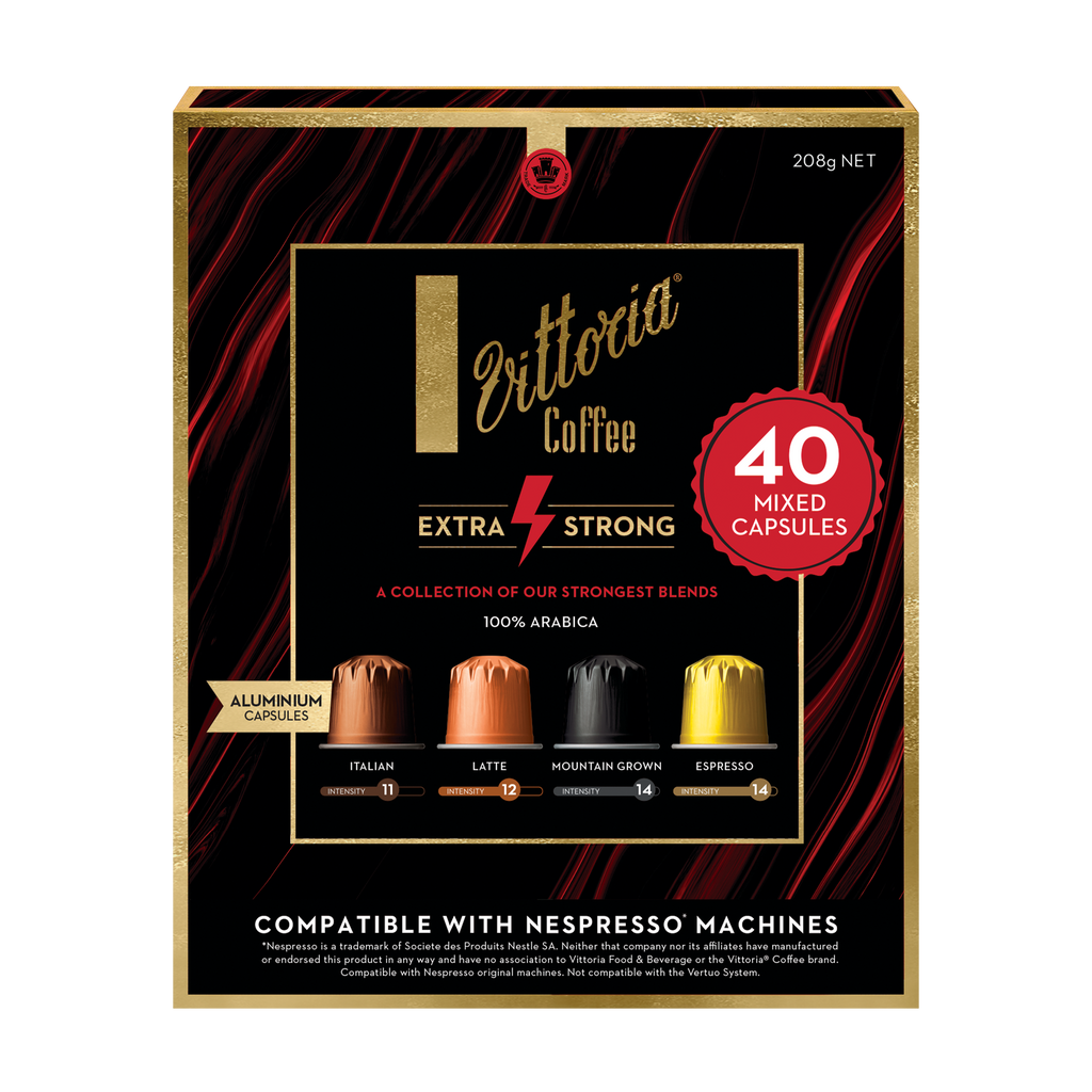 Vittoria Extra Strong Nespresso* Compatible Capsules