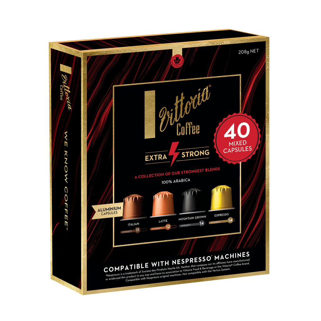 Vittoria Extra Strong Nespresso* Compatible Capsules