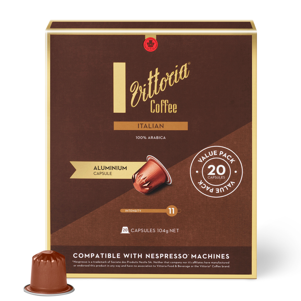 Vittoria Italian Nespresso* Compatible Capsules