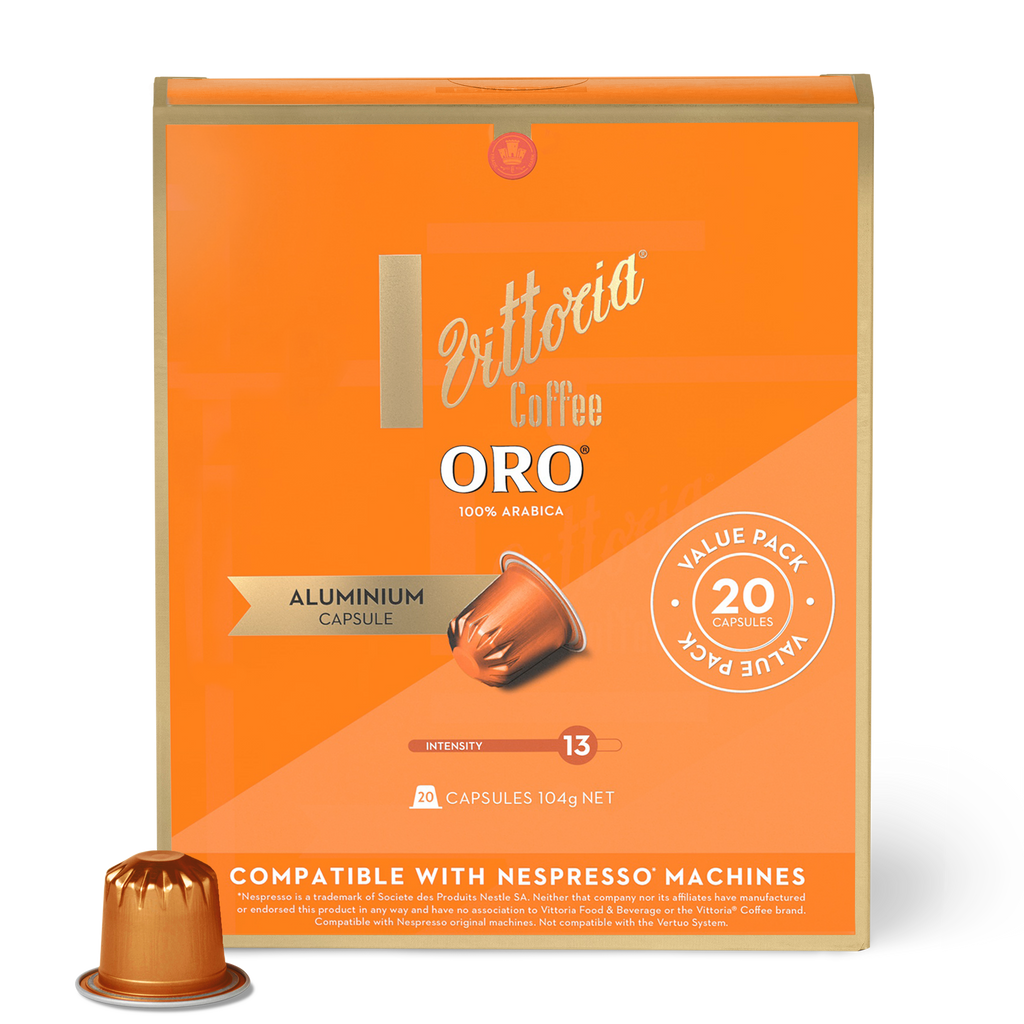 Vittoria Oro® Nespresso* Compatible Capsules