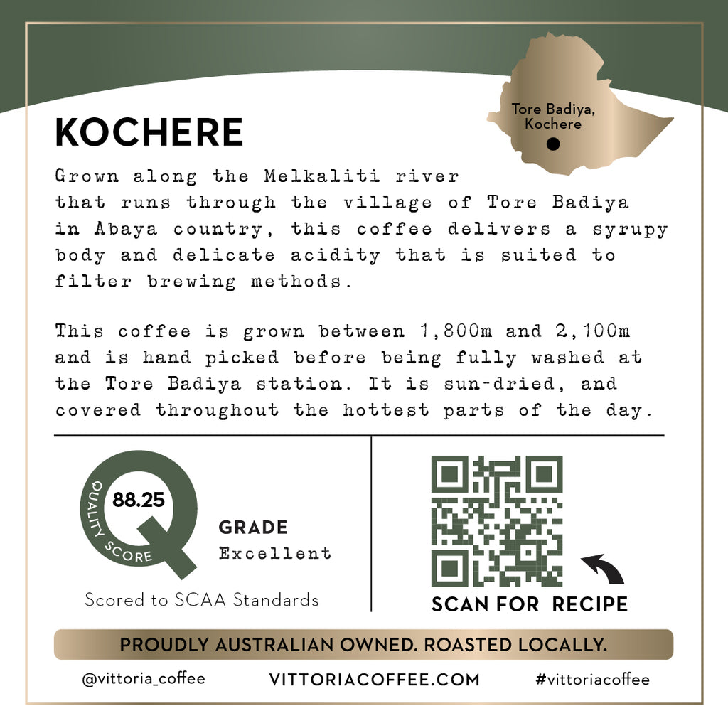 Vittoria Single Origin Ethiopia Kochere