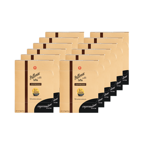 Espressotoria System Espresso Coffee Capsules - 12 Packs