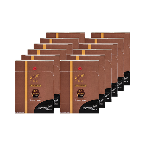 Espressotoria System Italian Coffee Capsules - 12 Packs