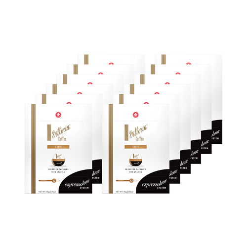 Espressotoria System Latte Coffee Capsules - 12 Packs