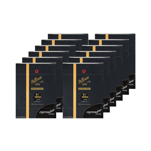 Espressotoria System Mountain Grown Coffee Capsules -12 Packs