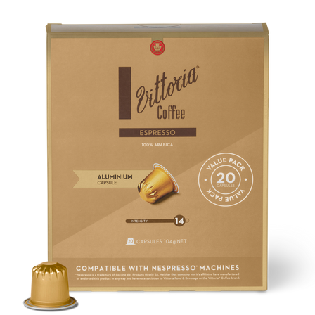 Luscioux Bio Nespresso® compatible coffee capsules*