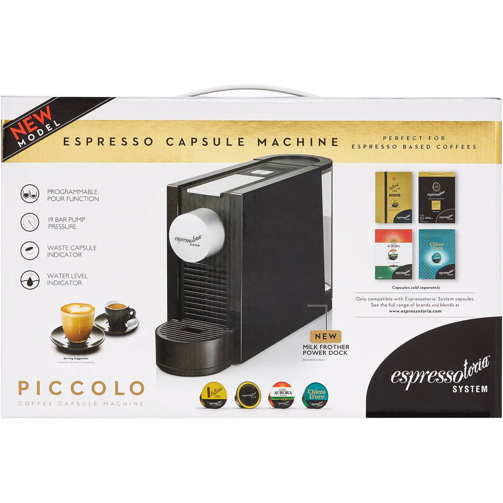 Espressotoria - Coffee Machine with 12 Packs of Vittoria Espresso Capsules Bundle